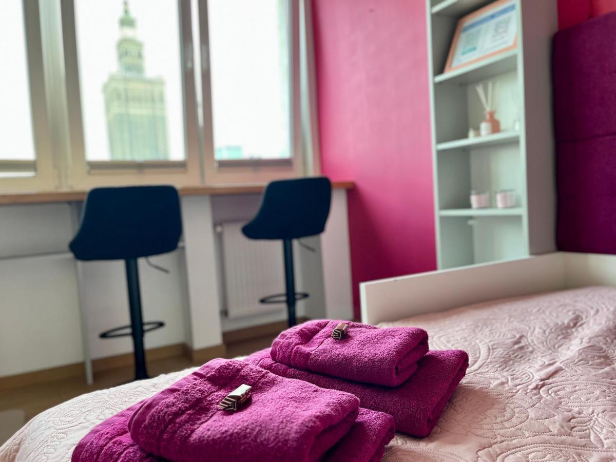 -- View City Center Pink -- Daire Varşova Dış mekan fotoğraf