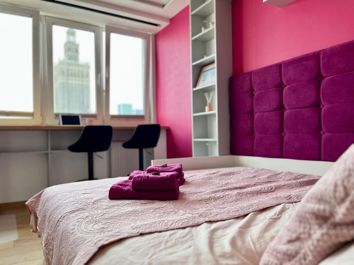 -- View City Center Pink -- Daire Varşova Dış mekan fotoğraf