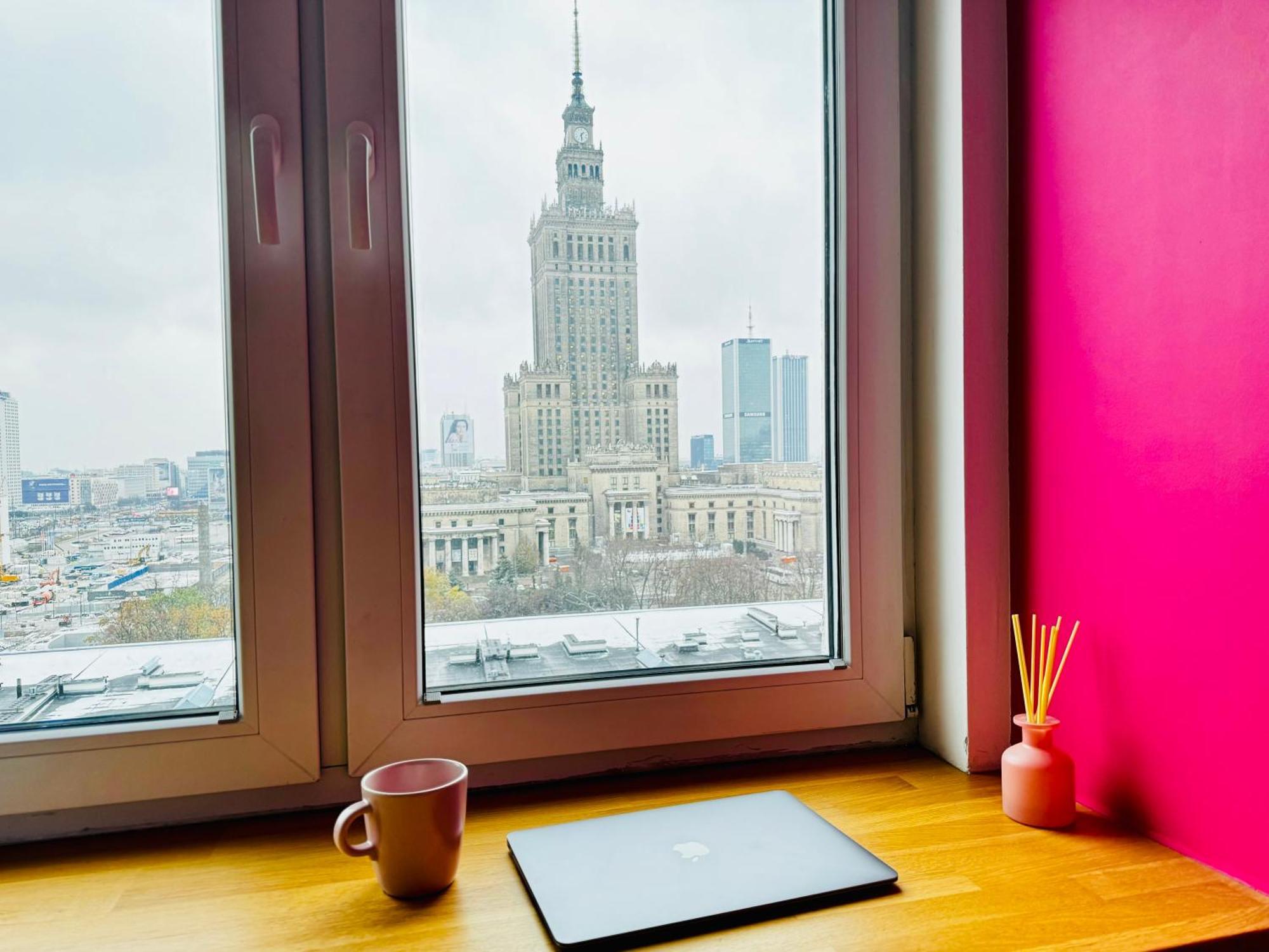 -- View City Center Pink -- Daire Varşova Dış mekan fotoğraf